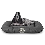 The Dog's Bed Hundebett, wasserdicht, wendbar, Größe M, 80 x 60 cm, robuste YKK-Reißverschlüsse, waschbar, strapazierfähiger Bezug