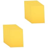 NUOBESTY 2 Sätze Origamipapier Zum Basteln Farbiges Origami-papier Pastell Bastel Materialien Einschlagpapier Plotterpapier Papiere Falten Origami Papier Selber Machen Yellow 100 Stück * 2