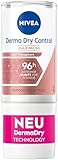 NIVEA Derma Dry Control Maximum Deo Roll-on (50 ml), Deodorant gegen starkes Schwitzen, hautschonendes Antitranspirant für 96h Schutz und ein geschmeidiges Hautgefühl
