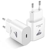 USB C Adapter, 2-Pack USB C Ladegerät für iPhone 16/15/15 Pro/15 Pro Max/14 13 12 11 iPad Samsung, 25W USB C Netzteil Handy Ladegerät iPhone Schnellladegerät USB C Stecker Netzstecker Ladestecker
