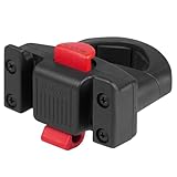 Rixen und Kaul Caddy Oversized KR863 - Fahrradkorb, Schwarz, Kunststoff, Rahmenmontage, Φ36-55mm