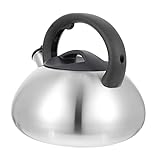 FELTECHELECTR 1stk Pfeifentopf Schwanenhals Haselnusskessel Toaster Cold Brew Kaffeemaschine Teekannen W-lan Mit Aufguss Herd Intelligenter Wasserkocher Luft Silver Rostfreier Stahl