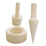 ELAYARD Eiswaffelroller PVC Eiscreme Waffelhörnchen Form DIY Eistüten Roller für Crispy Hörnchen Herstellung Wiederverwendbar Einfach zu Bedienen Geeignet für Familie und Dessertshops