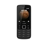 Nokia 225 4G Handy, 6,1 cm (2,4 Zoll), 4 GB RAM, 64 GB ROM, VGA-Kamera, Akku, 1150 mAh, Dual-SIM, Schwarz [ES/PT-Version]