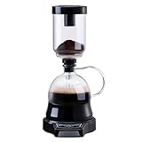 Elektrischer Siphon-Kaffeemaschine mit Auto-Timer, 2 einstellbare Leistung, 60 Sekunden Absaugung, perfekt für Kaffee-Enthusiasten und Geschäfte