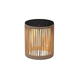 LUCIDE PINGI - wiederaufladbare Stehlampe Innen/Außen - Akku/Batterie - Ø 33,5 cm - LED 3 StepDim - 1x3W 3000K - IP44 - Taupe