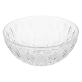 Veemoon Transparentes Kunststoff Waschbecken Rund Verdicktes Gesichts und Handwaschbecken für Salon und Haushalt Bruchfestes Make Up Becken für Gesichtsreinigung