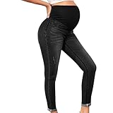 GZYshoyao Umstandsjeans Skinny Jeans FüR Schwangere Schwangerschaftsjeans Lang Umstandshose Jeans Hose Destroyed Jeans Maternity Jeanshose Denim Leggings FüR Schwangerschaft Umstands JeansJeggins