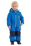 first instinct by killtec FISW 31 MNS ONPC Skioverall/Schneeanzug mit Kapuze, wasserdicht, royal, 110 cm-116 cm