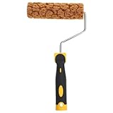 KOMBIUDA Strukturrolle Farbroller Schwamm mit Ananas muster Texturfarbe für Wanddekoration DIY Malerrolle Wiederverwendbar Langlebig für Kreative Wandgestaltung