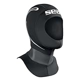 SEAC Tekno, Kofhaube für Neopren-Tauchanzüge, 5mm stark, mit Entlüftungslöchern, für Damen und Herren