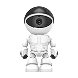 Vadillo IP-Kamera, WLAN, Roboter, PTZ, 1 Stück, 3 MP, mit WLAN, Smart Home AI Human Detect Wireless EU Plug