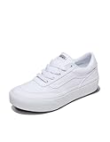 Vans Damen Brooklyn Ls Platform Sneaker, Canvas White White, 39 EU