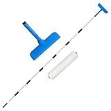 Farbrolle für Wände, ausziehbares Farbgerät, 120 x 25 x 4,5 cm, mit Schutzschild, langlebiges Gerät für die Wandverkleidung von 25,4 cm (10 Zoll), Ext