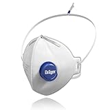 Dräger X-plore 1730 V, Staubmaske, FFP3 Atemschutz mit Ventil, Einheitsgröße, 3 Stück