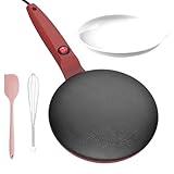 Crêpe-Maker, Crêpe-Pfanne - Handheld-Pfannkuchenhersteller|7,8 Zoll automatische Temperaturregelung Instant Crêpe Maker elektrische Crêpe Maker Maschine antihaftbeschichtet zum Kochen