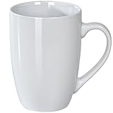 KONZEPT 2er-Set Kaffeebecher 500ml aus hochwertigem Porzellan – große Kaffeetassen, ideal für Kaffee, Tee und Kakao, Tassen perfekt zum Bemalen