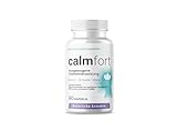 Calmfort – Ausgewogene Premium-Formel mit natürlichen Pflanzenextrakten – Guarana, Grüner Tee, Himbeerketon & Grüner Kaffee – 60 Kapseln – Nahrungsergänzungsmittel