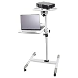 Proper einstellbar Trolley für Laptop und Projektor, weiß