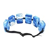 Schwimmgürtel Für Kinder 6+ Jahren, Eva Leichter Verstellbarer Schwimmgürtel Schwimmtrainingshilfe Schwimmkissen Swim Belt, Schwimmhilfe Für Kinderschwimmtrain Von 40 Kg (Blau)