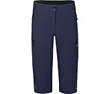 Bergson Vina Capri | Damen 3/4 Radhose (mit gepolsterter Innenhose), robust, elastisch, Peacoat Blue [368], 42 - Damen