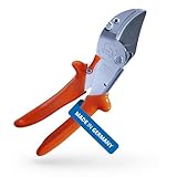 Original LÖWE 10 Profi Amboss Gartenschere 10.107 mit Bypass Geometrie - innovative scharfe Schere mit ergonomischen Griffen und Antihaftbeschichtung an Stahl-Klinge für Schneidarbeiten im Obstbau