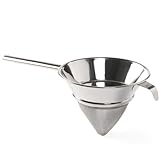 HENDI Spitzsieb, feine Maschung, Küchensieb, Sieb, ø205x460mm, Edelstahl 18/10