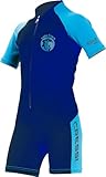 Cressi Jungen Kinder Neoprenanzug Schwimmanzug, Neopren, Blau/Hellblau, 11/12 Jahre