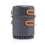 wrtgerht Camping-Kochgeschirr Outdoor-Kochset Wärmekocher Reisegeschirr Tourist KitchenPot Utensil Equipment Küchengeräte