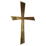 Rayher 31504000 Wachs-Motiv Kreuz Gold, 10,5x5,5cm, SB-Btl 1Stück