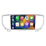 Android 12 Autoradio 9 Zoll IPS Touchscreen Für Kia Sportage 4 2018-2019 Eingebaut Carplay Android Auto Unterstützt DSP Hi-Fi Navigation DAB FM AM DVR Bluetooth 5.0 Mirror Link RDS SWC Rückfahrkamera(
