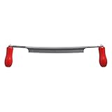 STUBAI Wagner-Reifmesser 240 mm | Zugmesser inklusive Schneidenschutz | geschmiedet, gehärtet und geschliffen mit Hohlschliff | ergonomische Holzgriffe | Made in Austria