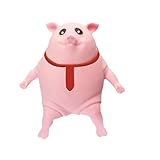 2 Stück Schweine-Spielzeug, Anti-Stress-Spielzeug, Rosa, Schwein, Anti-Stress, Schweinchen, Quetschball, Spielzeug, kreatives Dekompressionsschwein, rosa