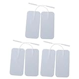 Beaupretty 6 Stück Massage-Elektrode -Pad Elektrodenpads neigt Pads Massagebads für die Physiotherapie Massagepflaster Elektrodenplatten Elektrodenscheiben Schaum