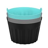 Auflaufförmchen für Luftfritteuse – Antihaft-Kuchenform, Silikon-Backform | Antihaft-Backformen, Fritteusen-Zubehör, Muffinformen, Luftfritteuse, Backförmchen