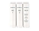 SYDROS RO 800 Ersatzwasserfilter Untertisch mit Umkehrosmose ohne Tank 800 GPD 3 Kartuschen 6 Stufen Filtration TDS Anzeige wartungsarm für Küche Büro Familie mikroplastikfrei kalkfrei