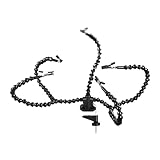 QUXVUIS Multifunktionale Lötstation 3 in 1 für präzise Steuerung und vielseitige Lötstation mit flexiblem Arm und Heißluft , Schwarz , Fünf Klauen