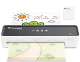 Bonsaii Laminiergerät A4, ABS-Funktion, Geeignet für A4-Dokumente, Büro und Zuhause, 80-100 Micron, Enthält 5 a4 Laminierfolien, L421-A