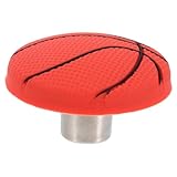 Mikikit Kindergriff Retro-Knöpfe dreidimensionale Griffe Schrauben Schrankknöpfe Sicherheitsgriffe Möbelknöpfe für Kommode Schubladenknöpfe zieht PVC-Weichkleber Light Brown