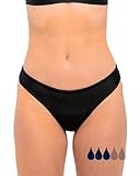SORIO® Perioden Bikini Mädchen Teenager Frauen - Nur Bikinihose - Strand und Pool - Period Swimwear - Auslaufsicher, geruchshemmend, wasserdichter. Für leichte und mittle Tage - 2/3 tampons - Eva