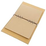 Veemoon 1 Satz Machen Sie Ihr eigenes Buch für Notizblock leere notizbücher Bulk-Notizbücher schreibheft erzieherin notizbuch Planer für Studenten Geschichtsbücher Papier Brown