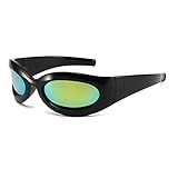 SELVFZ Sonnenbrille Für Mädchen Jungen Foto Requisiten Steampunk Travel Roboter Eyewear Futuristische Brille Mädchen Jungen Teenager Geschenke