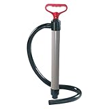 SAWESTO manuelle Schmutzwasserpumpe/Druckpumpe | hohe Saugkraft zum Abpumpen von Öl & Wasser – Größe 1000mm • 1,52l pr Hub | stromlose Bilgepumpe für Garten & Boot | Ölpumpe inklusive Pumpenschlauch