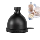 Pulvertrichter - 100ml Tragbarer Shaker Auslaufsicherer Supplement-Shaker-Behälter für Getränke, Training, Läufer, Homeoffice, tägliche Ernährung und