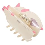Cabilock Haarklammer für Dickes Haar Kleine Schweinchen Form Stabiler Kieferclip Damen Haarschmuck Verspielter Acetat Haarclip Zuverlässiger Halt Frisurenaccessoire