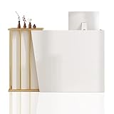 GAOXIAO Empfangstheke Empfangstresen mit Schreibtisch, Rezeption Schreibtisch Theke Schreibtisch Einfach moderner Supermarkt Convenience Salon Bekleidungsgeschäft Kassierer Lobby B 120 cm