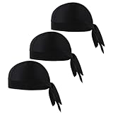 ZXJLWR Bandana Herren, 3 Stück Bandanas Kopftuch, Atmungsaktives Kopftuch Für Männer, Ideal Für Radfahren, Laufen Und Wandern, Leichtes Baumwoll-Bandana