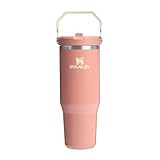 Stanley Flip Straw Tumbler 1.0 Trinkflasche Mit Strohhalm 0.89L - Thermosflasche Hält 12+ Stunden Kalt - Spülmaschinenfest - Sportflasche - Wasserflasche BPA Frei - Sienna