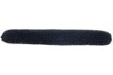 Efalock Professional Knotenring mit Druckknopf, 23 cm, dunkel, 1er Pack, (1x 1 Stück)