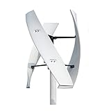 ZHIHUASMTBX 12000W Keine Geräusche Vertikalachse Windturbinengenerator, 220V 12V 24V 48 V Magnetschweben Windturbine Mit MPPT-Controller Für Heimstraßenbeleuchtung (Weiß),220v